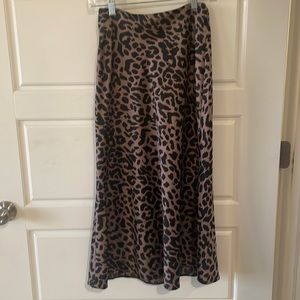 ASOS Leopard Skirt - Size 2